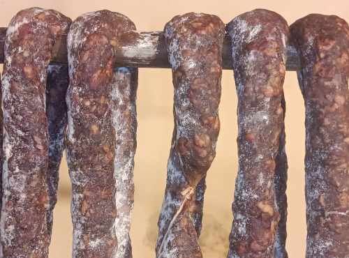 Domaine du Catié - Saucisse sèche boeuf Aubrac / cochon Mangalica