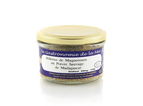 SARL Kerbriant ( Conserverie ) - Rillettes de maquereaux au Poivre Sauvage de Madagascar -  90g