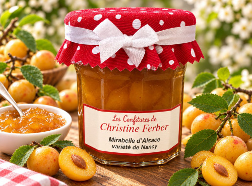 Maison Schmid - Confitures Extra de Christine Ferber - Mirabelle d'Alsace variété de Nancy