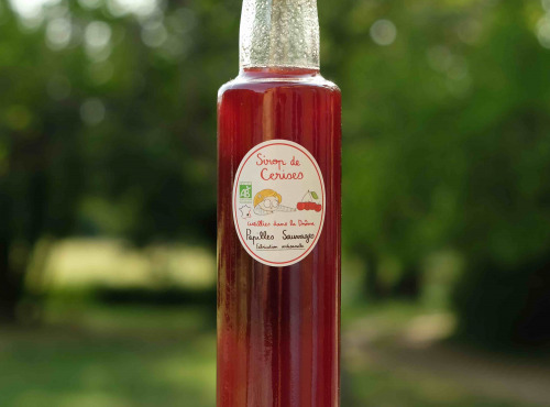 Papilles Sauvages - Sirop De Cerises Bio