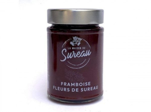 La Maison du Sureau - Confiture de framboise et de fleurs de sureau - 220g