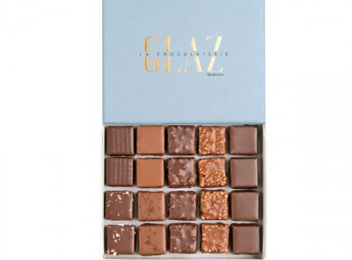 Glaz la chocolaterie de la presqu’île - [Précommande] Coffret Hoëdic pralinés lait