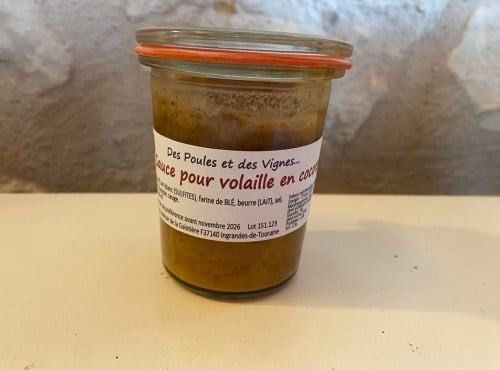 Des Poules et des Vignes à Bourgueil - Sauce pour volaille en cocotte