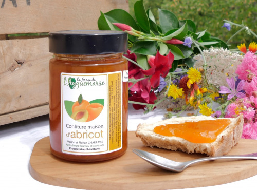 La Ferme de l'Ayguemarse - Confiture d'abricot (variété "Polonais" ou Orangé de Provence)