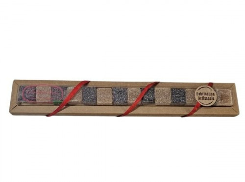 La confiserie d’antan 100% bio - Réglettes kraft Pâte de fruit mélange cassis/orange - 150 gr