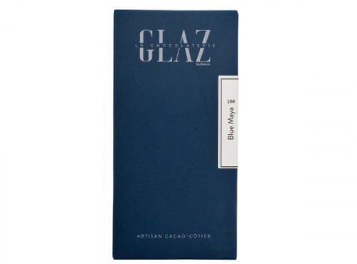 Glaz la chocolaterie de la presqu’île - Tablette chocolat noir "Blue Maya" 100%