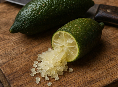 Nature et Saveurs - Ferme Aquaponique et Permacole Astérienne - Citron caviar : perles acidulées d’exception