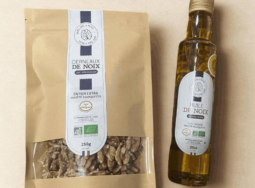 Des 2 Puys - Lot huile 25cl et cerneaux de Noix 250gr