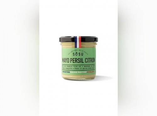 SÒSU, les Artisans de la Sauce - Mayonnaise Persil Citron 165 ml
