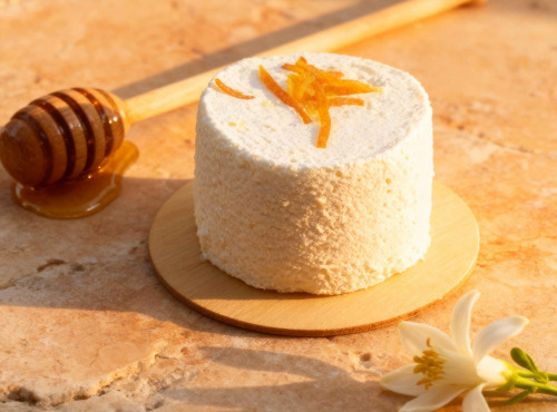 Beurre Plaquette - Selection Chèvre frais  du Pont de Pierre au miel et à la Fleur d'Oranger (Sucré)