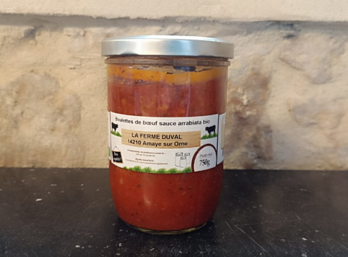 La Ferme DUVAL - Boulettes de bœuf sauce arrabiata