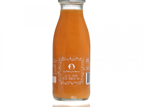 Les délices de Noémie - Lot de 6 Jus de Pomme Pêche Abricot Bio Pour Bébé