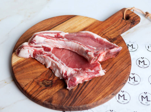 Maison Lascours - Côtes Filets de Porc Noir de Bigorre AOP - 400gr