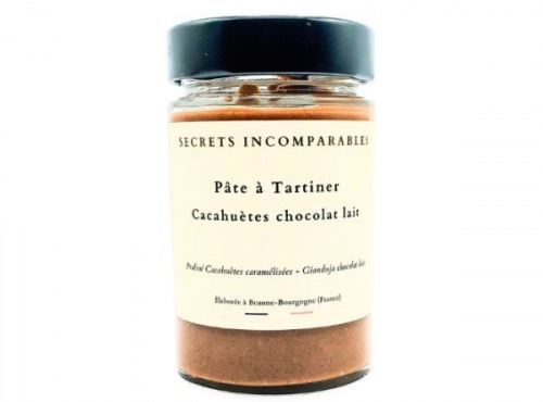 Secrets Incomparables - Pâte à Tartiner Cacahuètes Chocolat Lait 700g