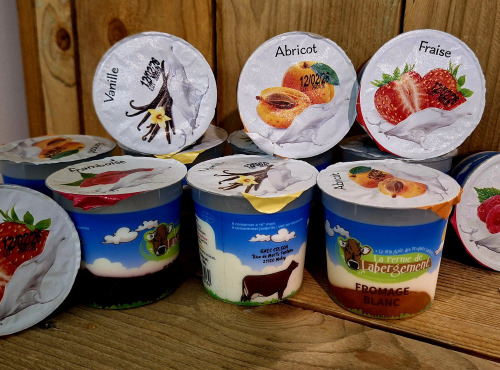 La Ferme de Labergement - Lot de 12 fromages blanc sur lit de fruits