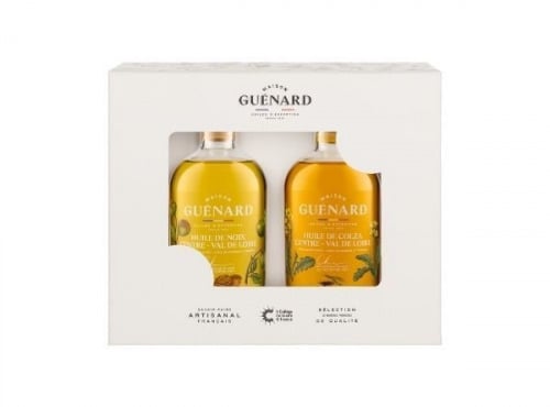 Huilerie Maison Guénard - COFFRET CHRISTOPHE HAY** - 2x24 CL COLZA/NOIX