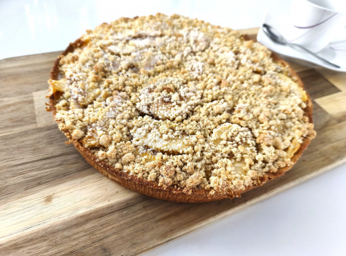 Traiteur Gourmet d'Alsace - Tarte aux pommes et Streussel Alsacienne 8 - 10 pers