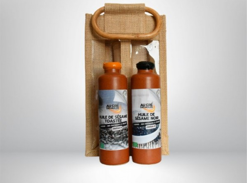 Adal Terra - Huiles de Sésame Noir et Sésame Toasté Biodynamiques 2X200ml