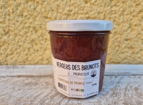 Vergers des brunots - Confiture de prunes fortune 350g