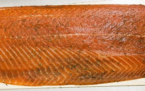 HLB TRAITEUR- (Ô'Gravlaks PREMIUM) - Saumon Gravlax (sans antibiotique) - Filet de 1100g [SURGELÉ]