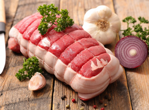 Ferme des Hautes Granges - Roti de bœuf Blonde d'Aquitaine