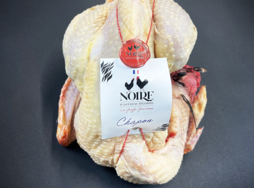 Volaille noire d'Astarac-Bigorre - [Précommande] Chapon "Noire d'Astarac-Bigorre" 2,5kg