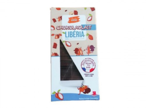 Charles Chocolartisan - Tablette de chocolat au lait bean to bar origine Libéria 47%