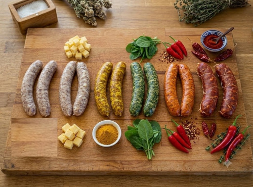 Le Cochon Sans Cochonnerie - Colis barbecue sans nitrite - 2.88kg - 36 saucisses variées