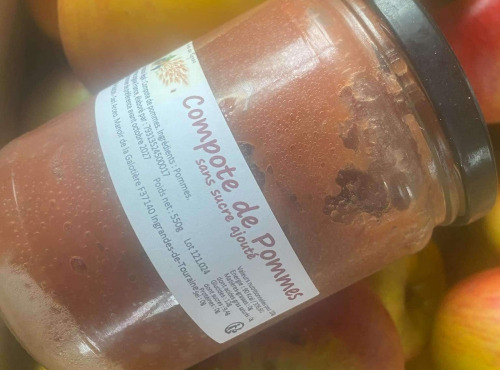 Des Poules et des Vignes à Bourgueil - Compote de Pommes sans sucre ajouté