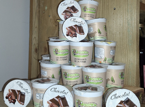 La Ferme de Labergement - Crème dessert Chocolat 100 g x 24
