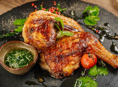 Ferme des Hautes Granges - Cuisses de poulet fermier x2 marinade Texane