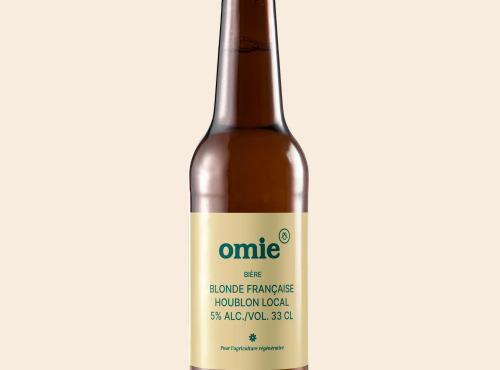 Omie - Bière blonde bio - malt et houblon français - 33 cl