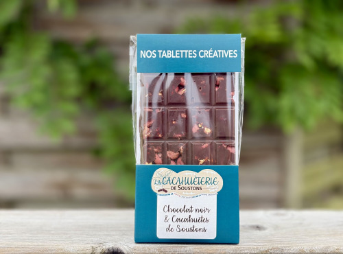 Ferme Darrigade - Tablette de chocolat noir et cacahuètes 100g