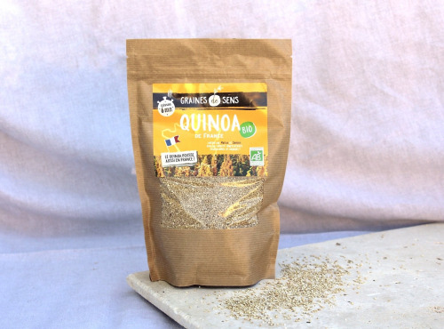 BERRY GRAINES - Quinoa blanc 6M BIO origine France - sachet 500g x10