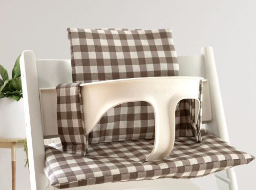 Timouny - Coussin pour chaise Tripp Trapp de Stokke - Modèle Vichy