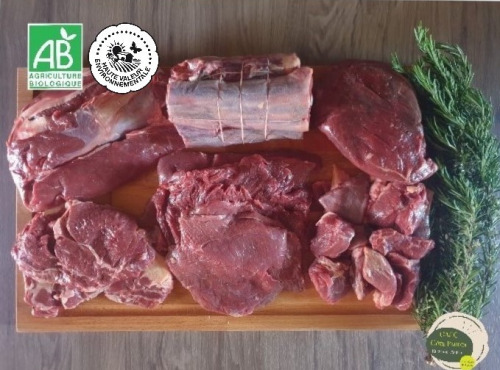 Ferme GAEC Côte Pardin - [Précommande] Colis Boeuf BIO Race Aubrac 5 kg