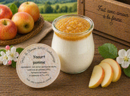 Gaec de l'Elanion - Yaourt Gélee Pomme 125g