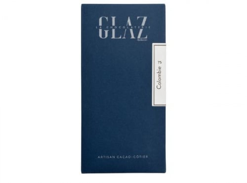 Glaz la chocolaterie de la presqu’île - Tablette chocolat noir Colombie 75%