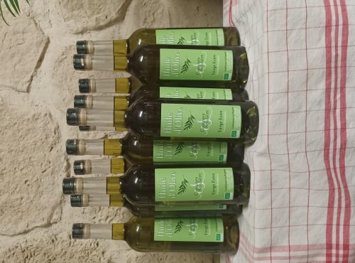 Domaine Les Conques Soulière - 12 x Huile d'Olive Vierge Extra Bouteille 75cl - BIO / FR-BIO-16