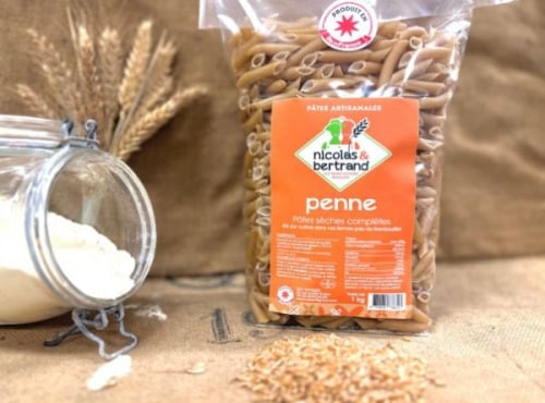 Nicolas & Bertrand - Pâte Fermière Penne Complète - 1kg