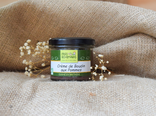 Dégustonfoin - Crème de boudin aux pommes BIO 90g