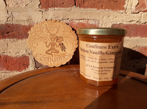 Ferme de Cernunnos - Confiture Extra Melon/Vanille/Gingembre