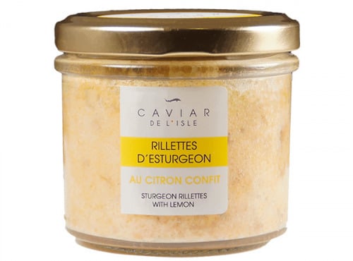 Caviar de l'Isle - Rillettes d’esturgeon au citron 90g - Caviar de l'Isle