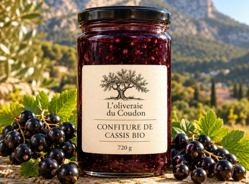L'OLIVERAIE DU COUDON - CONFITURE DE CASSIS BIO ## 720g ##