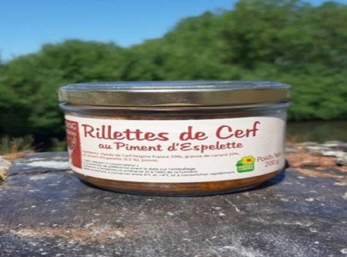 La Ferme de l'Etang - Rillettes de cerf au piment d'Espelette