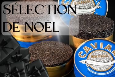 Caviar Perle Noire - Caviar baerii "Authentique" en boite malossol 250g