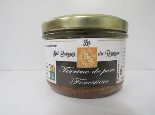 Les Bel' saveurs du Rouergue - TERRINE FORESTIERE 190 Gr