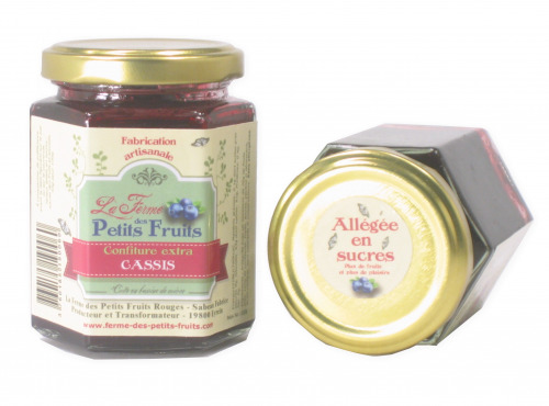 La Ferme des petits fruits - Confiture De Cassis Allégée En Sucres