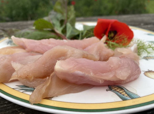 Des Poules et des Vignes à Bourgueil - Aiguillettes de poulet