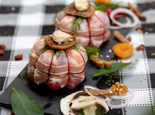 La ferme Grandvillain - Paupiettes De Dinde Farcie - Foie-gras & Figues - 2 X 250 G
